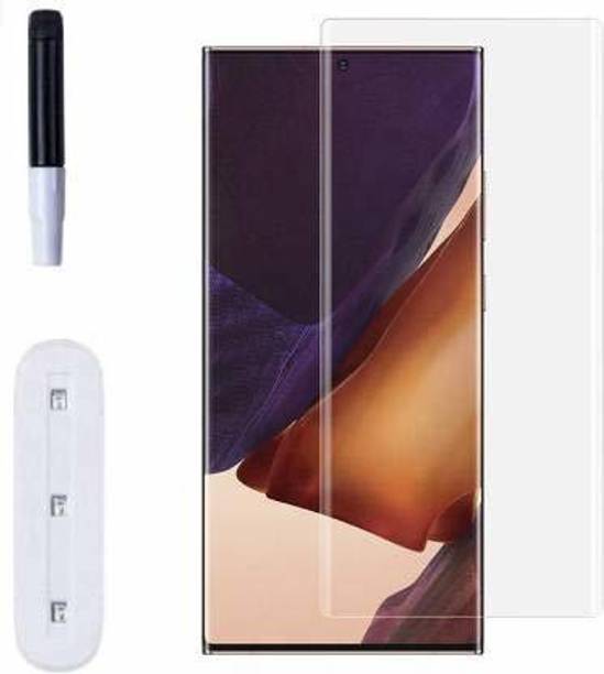 Maxboost Tempered Glass Guard for Samsung Galaxy Note 20 Ultra Advanced UV Screen Protector UV Coated Glass With Installation Kit Combo Pack