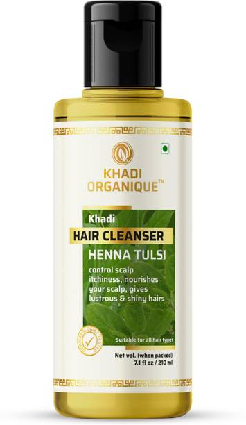 khadi ORGANIQUE HENNA TULSI HAIR CLEANSER / SHAMPOO
