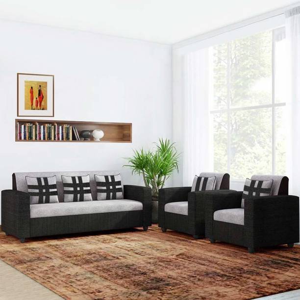gnanitha Fabric 3 + 1 + 1 Sofa Set