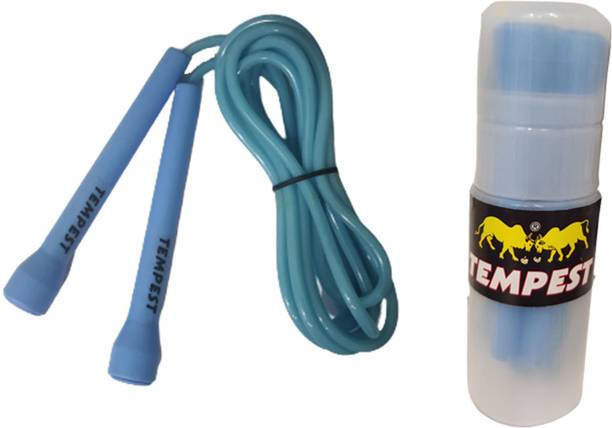 Tempest Freestyle Speed Skipping Rope with Bottle Packing (Blue , Length : 280 CM) Speed Skipping Rope