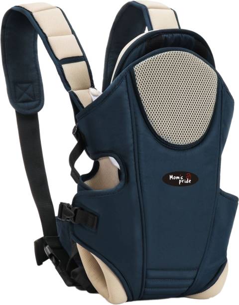 MOM'S PRIDE Adjustable Baby Carrier Bag (Navy-Cream, Front carry facing out) (RFR) Baby Carrier