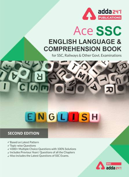 Adda247 SSC English Book for SSC CGL, CHSL, CPO and Other Govt. Exams
