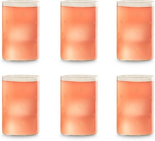 BOROSIL (Pack of 6) BN430120024 Glass Set Water/Juice Glass