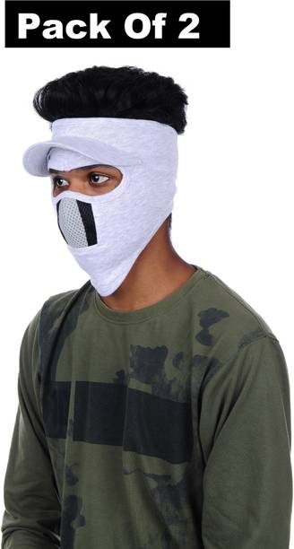 H-Store Grey Bike Face Mask for Men & Women