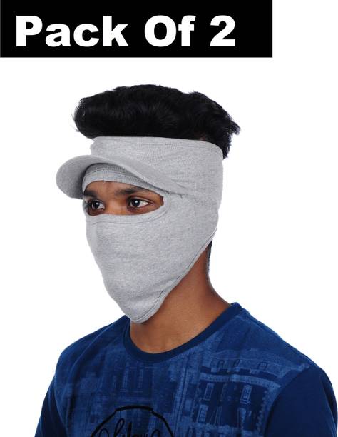 H-Store Grey Bike Face Mask for Men & Women