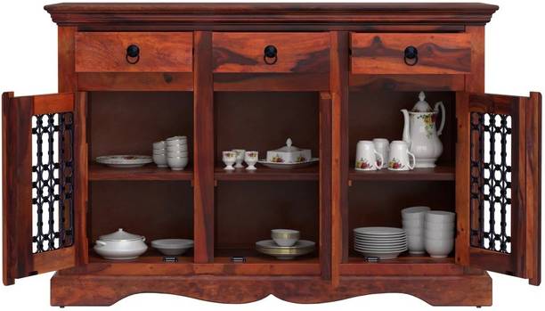 pipercrafts Solid Wood Free Standing Sideboard