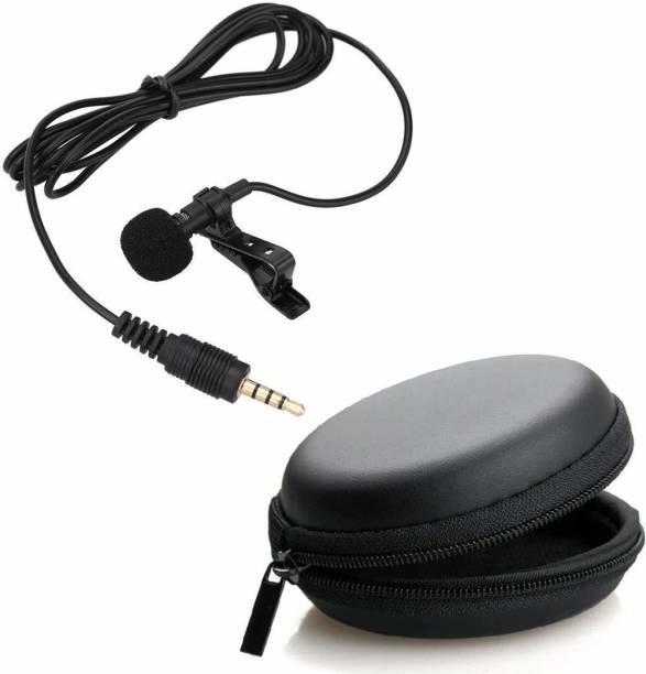 Gabbar 10 Mtr Wire With Clip Collar Mic Microphone for Voice Recording |Mobile, PC, Laptop, Android Smartphones, DSLR Camera Microphone