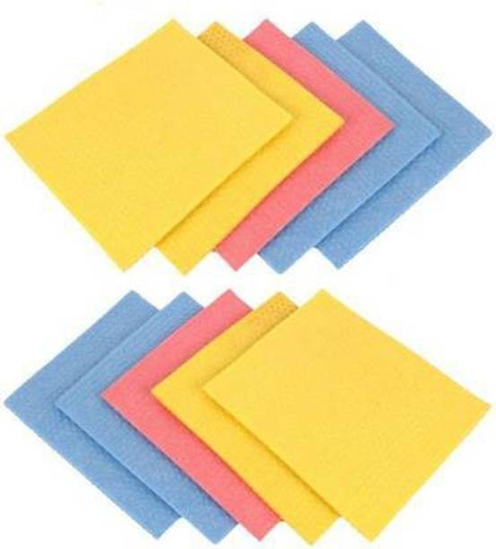 SHAAZI Kitchen Wet -N- Wipe Cleaning Cloth 10 pcs Wipes Wet & Dry Mop