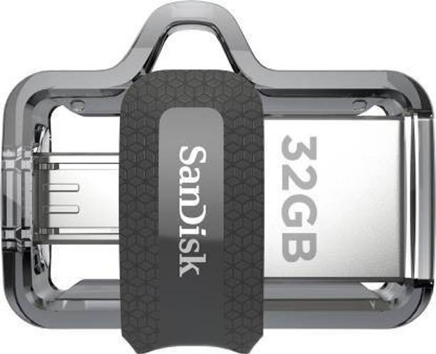 SanDisk dual 32 singlepen 32 GB Pen Drive Compatible with Laptop, Tablet, Desktop Computer, Mobile, Netbook, Audio Player, Television USB 3.0 Plastic Case