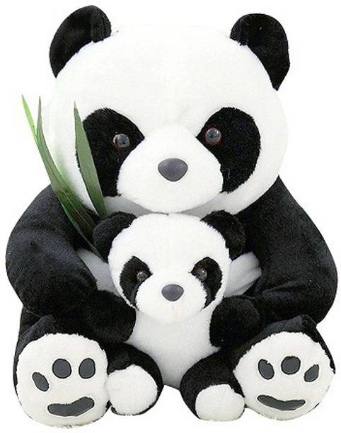 Lvs toys panda with baby panda  - 45 cm