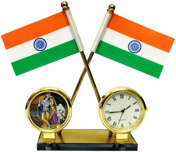 Voyo® Dashboard Indian National Flag Rectangle Car Dashboard Flag Flag Car Dashboard Flag 8.9 cm x 12.7 cm by Voyo