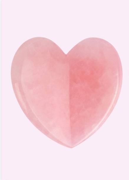 KANHA HANDICRAFT ROSE QUARTZ STONE GUA SHA FOR FACE MASSAGE Massager