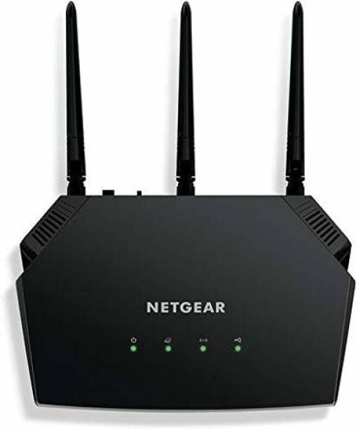 NETGEAR R6850 AC2000 Dual Band Gigabit Wall Mount Router (Black) 2000 Mbps Wireless Router