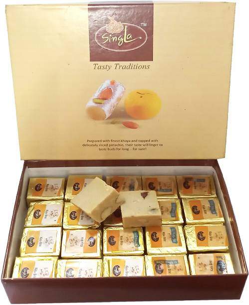 Singla Kaju Bite dry fruit sweets 500g Box