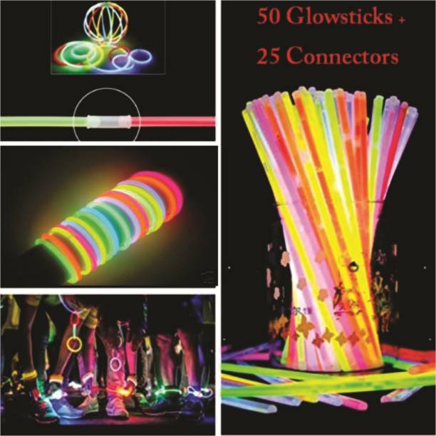 Skylofts Light up Toys 50pcs Glow Sticks Mixed Colors Party Favors Supplies for Kids Birthdays - Glow Bracelets  Party Glow Ornament