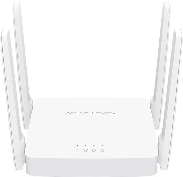 Mercusys AC10 Wireless Router 2.4 GHz, 5 GHz 1200 Mbps Wifi Speed Dual Band External Antenna Ethernet (Cable Broadband)