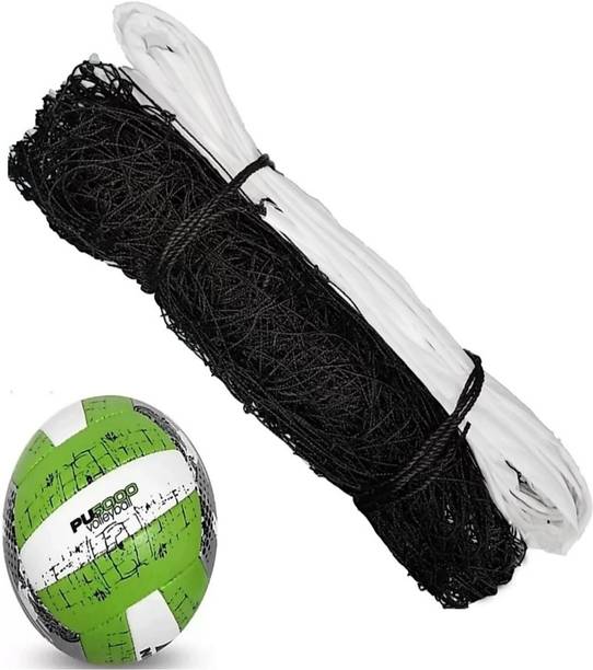 clark Nylon net and pu 5000 green volleyball Volleyball - Size: 4
