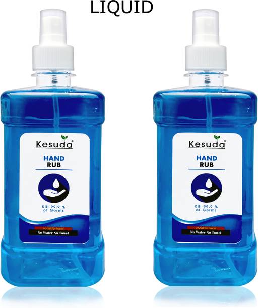 KESUDA 2 Pcs 500ml  MIST Spray (500ml+500ml) Hand Rub Pump Dispenser
