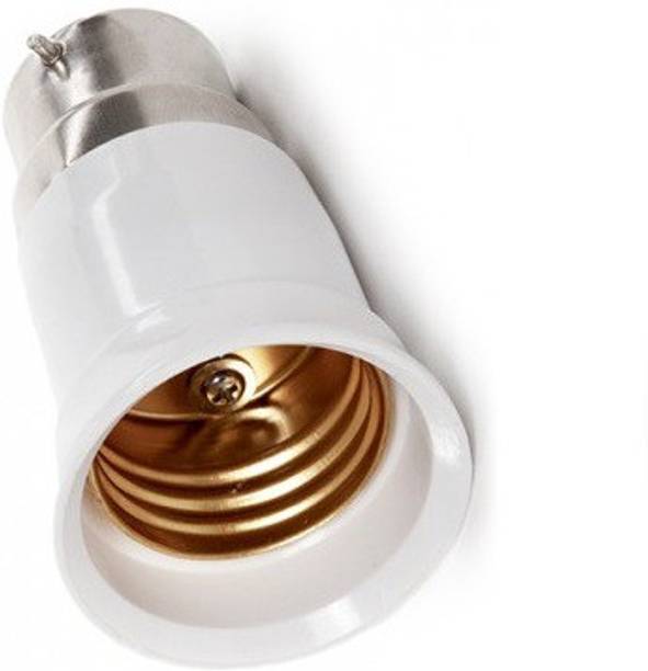 SEASPIRIT B22 to E27 Converter adapter Plastic base Light socket Bulb base Holder Plastic, Aluminium Light Socket