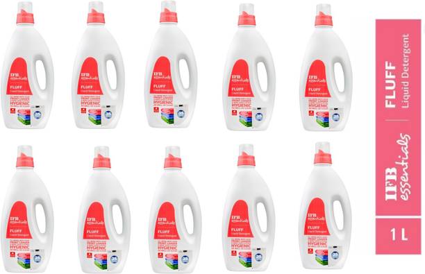 IFB FLUFF LIQUID DETERGENT PACK OF 10 Multi-Fragrance Liquid Detergent