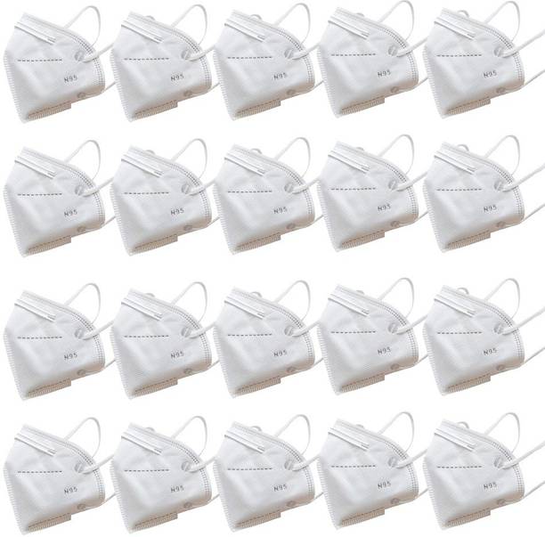 Surat Dream N95 with Filter Face Mask, Anti-Pollution & Anti Virus Breathable Face Mask With Melt Blown Fabric Layer 20 KN95 n95 Mask Reusable, Washable