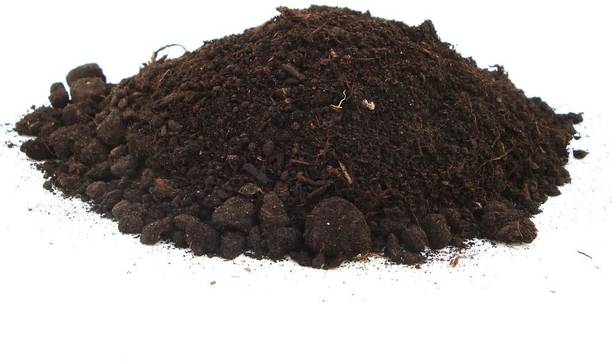 rashuali 5 Kg Organic Vermicompost, Fertilizer Soil, Worm Compost for Home Gardening Manure