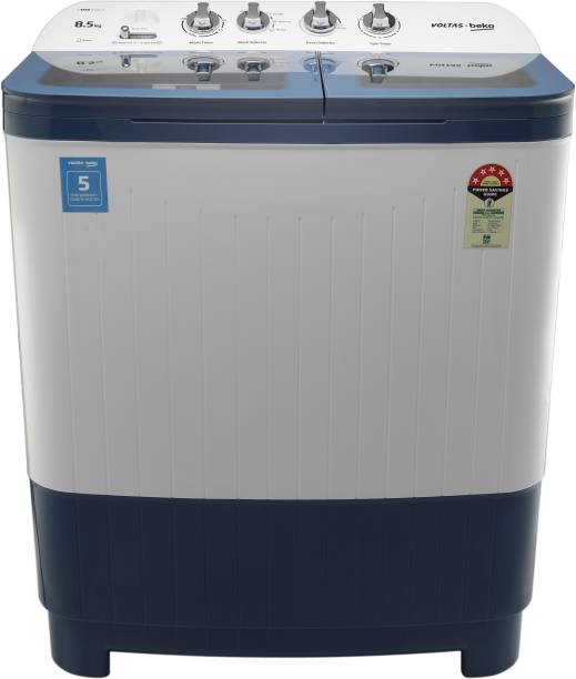 Voltas Beko by A Tata Product 8.5 kg Semi Automatic Top Load Washing Machine Blue