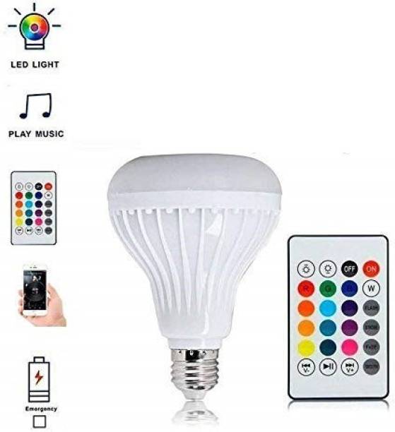 Twixxle XI™-165-PP-12-Watts LED Multicolor Light Bulb with Bluetooth Speaker and Remort Control Smart Bulb