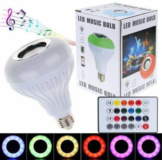 Twixxle IXX®-168-DE-Light Bulb with Bluetooth Speaker and Remort Control Smart Bulb