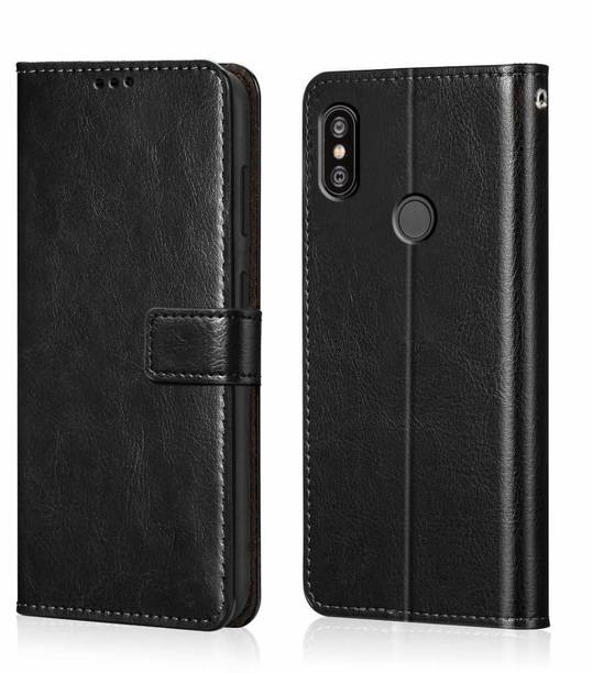 GoPerfect Flip Cover for Xiaomi Redmi Y2 (Redmi S2) |Leather Finish Flip Cover|Inbuilt Stand & Inside Pockets