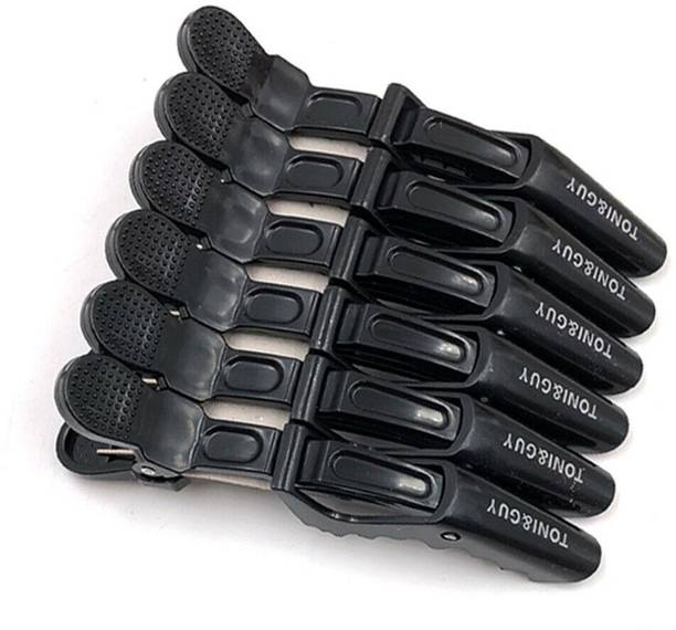 TONI&GUY Tony & Guy Black Crocodile Clips, Sectioning Clips. Hair Clip (Black) Hair Clip