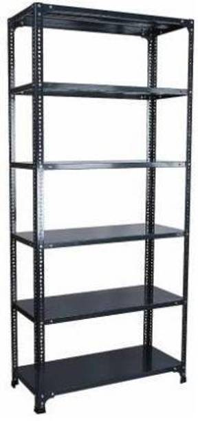 Spacious CRC Sheet 6 Shelf (Shelf Multipurpose Slotted Angle Rack , 122478 grey) Luggage Rack Luggage Rack