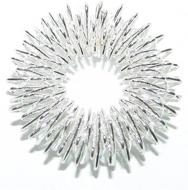 HI-TECH ACCESSORIES SUJOK RING SILVER ACUPRESSURE SUJOK RING FOR FINGER MASSAGE Massager