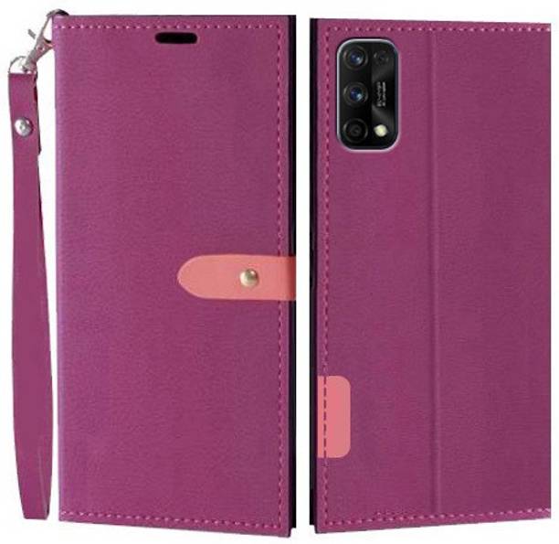 Krofty Flip Cover for Realme 7 Pro