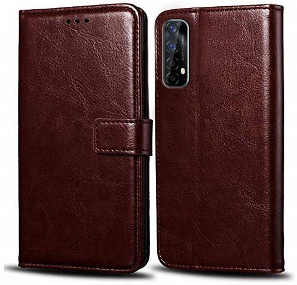 Krofty Flip Cover for Realme 7