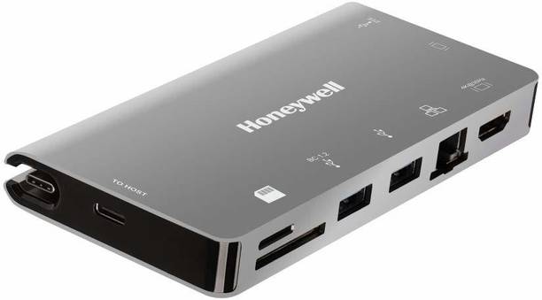 Honeywell 8-in-1 with 4K HDMI,VGA,RJ45 Ethernet,2xUSB 3.0 & Type C 3.0 Port,SD & Micro SD, Type C Ultra Dock Docking Station