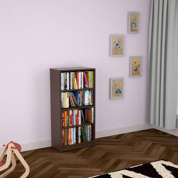 WOODYOU Engineered Wood Open Book Shelf
