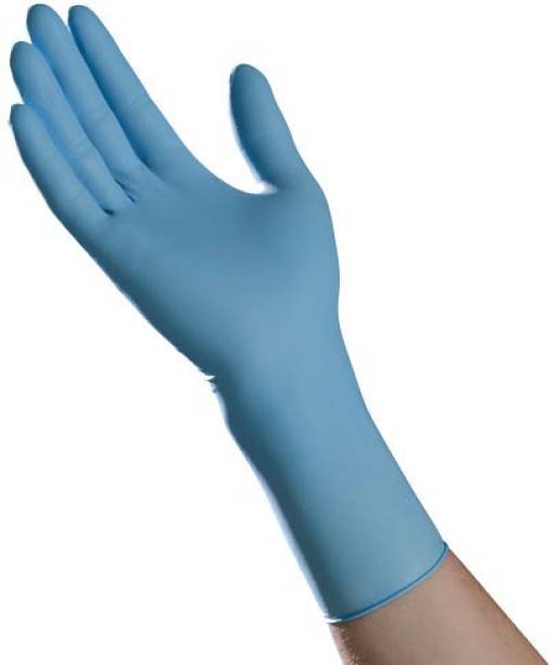 E Solutions E medical gloves blue(100)-609 Rubber, Nitrile, Latex Examination Gloves