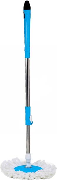जेसन Mop Rod Stick Stainless Steel with 1 Refill 360 Degree Rotating Pole स्ट्रिंग मोप