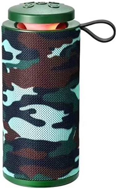 IMMUTABLE GT-112_002H Bluetooth Speaker Portable Outdoor Rechargeable Wireless Speakers Soundbar Subwoofer Loudspeaker (ARMY) 10 W Bluetooth Speaker