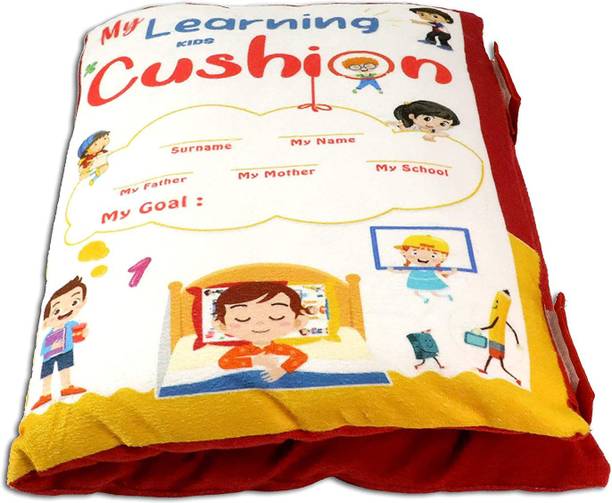 भव्मेय Baby Digital Printed Educational Alphabet Learning Soft Pillow book