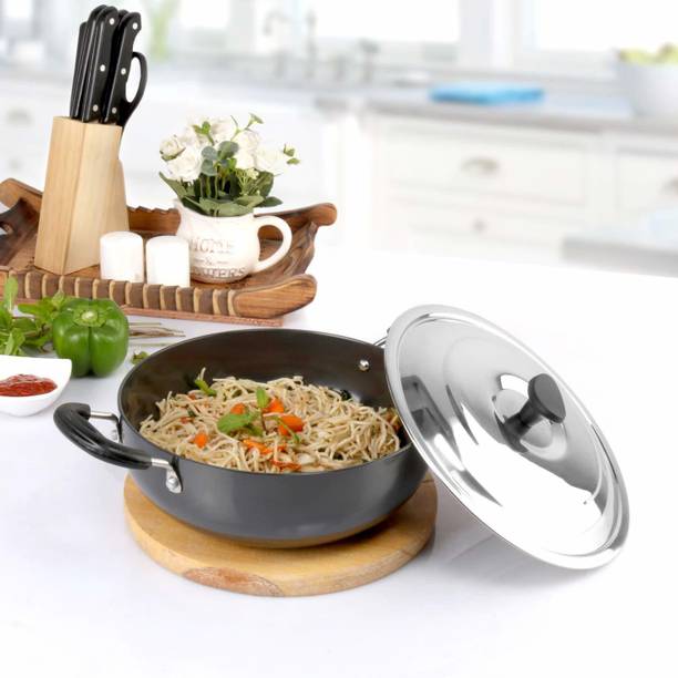 cello Kadhai 35 cm diameter with Lid 2.5 L capacity