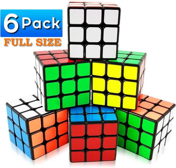 Authfort 6 Pack Full Size Magic Speed Cube