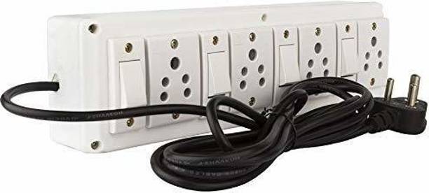 JELECTRICALS Extension Board with 4 Socket and 4 Switches 4  Socket Extension Boards