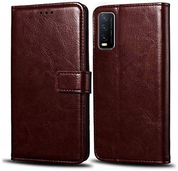 Flocculent Flip Cover for Vivo Y20, Vivo Y20i, Vivo Y20A, Vivo Y20G, Vivo Y20T, Vivo Y12s, Vivo Y12G