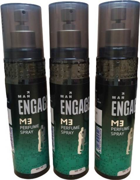 Engage M3 Perfume Set of-3 Body Spray  -  For Men