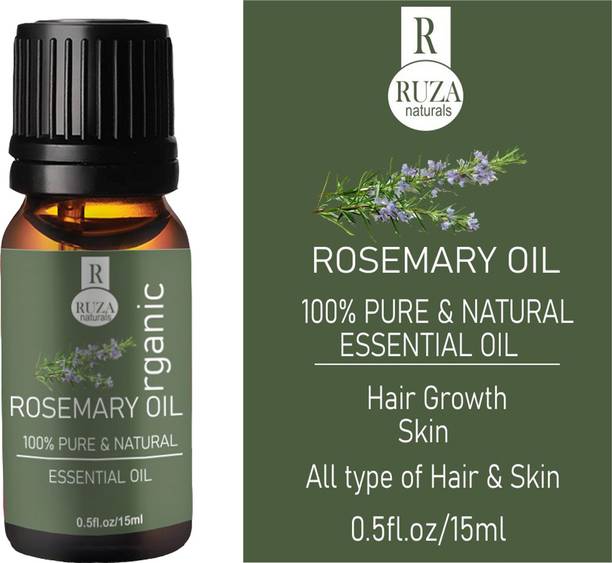 रुजा Rosemary Essential Oil-100% Pure For Hair Oil - 15 ML