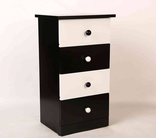 Cherry Wood MDF Engineered Wood Free Standing Chest of Drawers