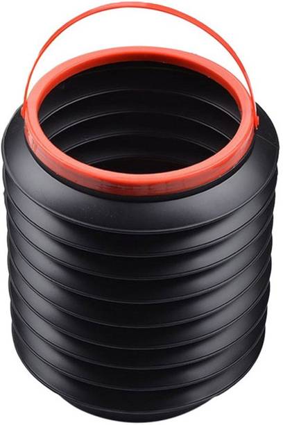 LAZI Collapsible Car Dustbin Pop Up Trash Can Foldable Waste Bin Garbage Storage Rubbish Organizer for Diwali, with Adjustable Hanging Strap for Car, Van, SUV, Truck – 4 Ltr Plastic Dustbin