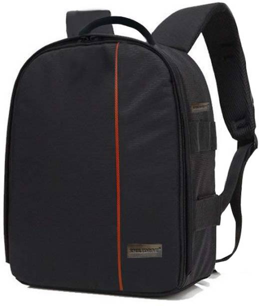 Smiledrive Waterproof Mini DSLR Backpack Camera Bag Lenses Carry Case  Camera Bag